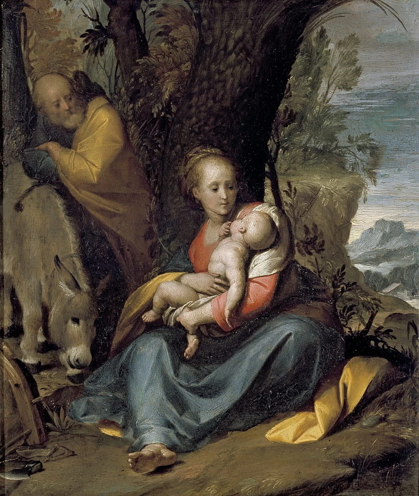 Riposo durante la fuga in Egitto - Ashmolean Museum, University of Oxford